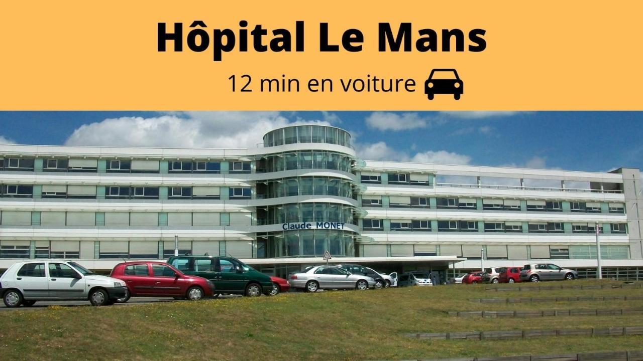 Le Mans - Au Calme - Stationnement Facile - Proche Centre Ville Et Gare Экстерьер фото